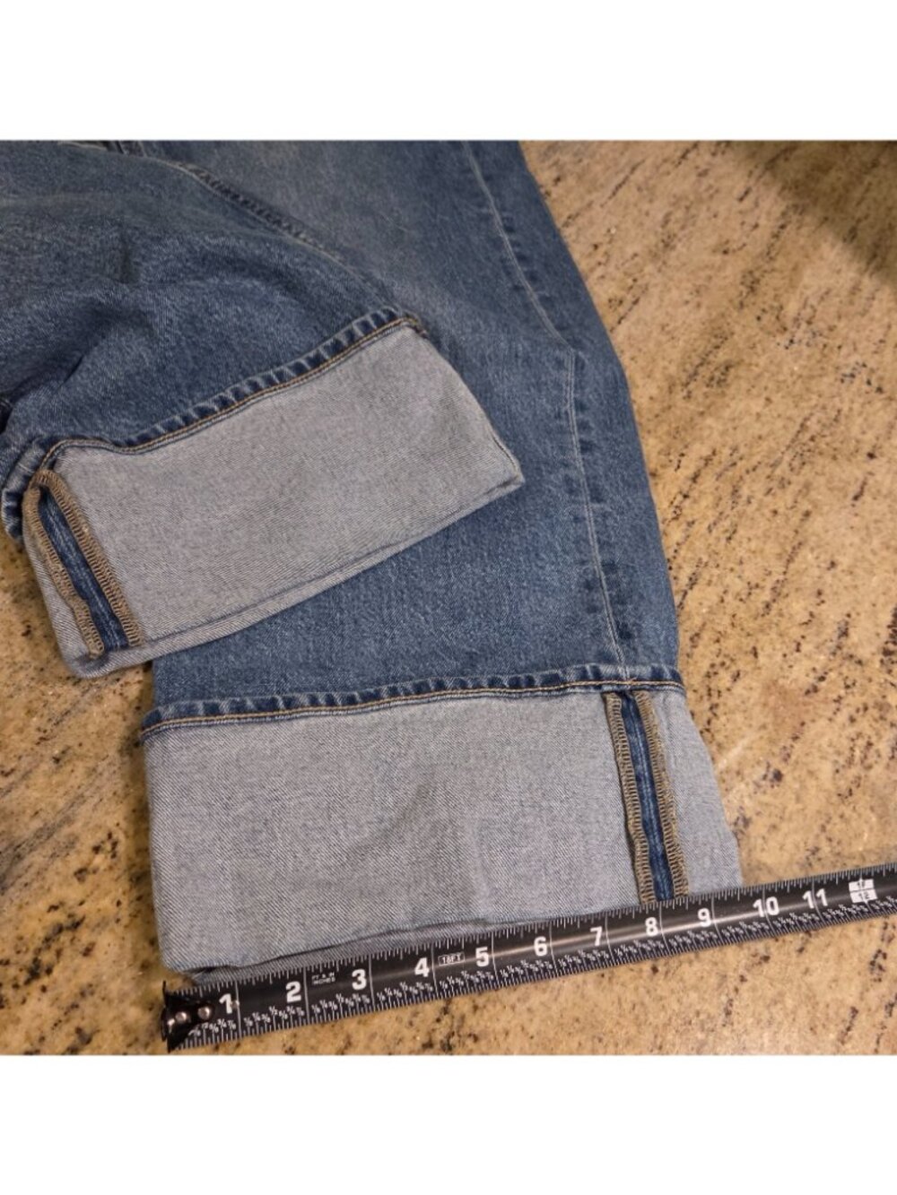 Old Navy Womens Jeans 8 Wide Leg Extra High Rise Mackenzie Blue 30x29" - Picture 6 of 14